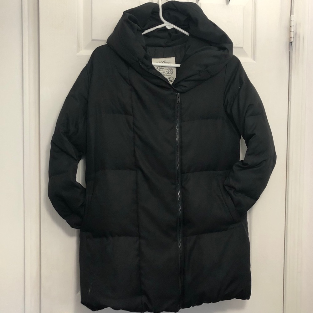 Black puffer jacket